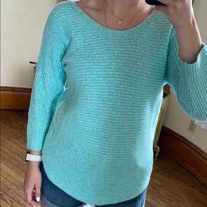 Turquoise 3/4 sweater